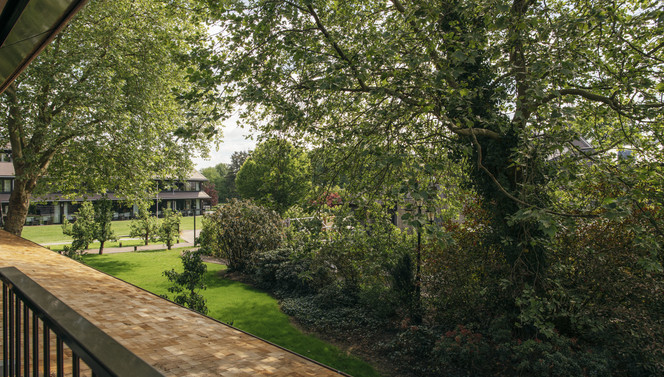 Overnachten op de Veluwe met balkon en groen uitzicht